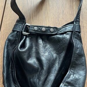 Kooba Black Leather Shoulder Bag